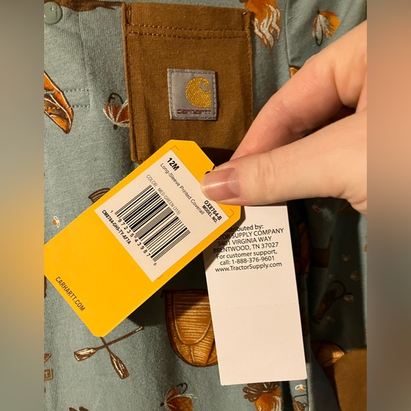 Carhartt 12 month onsie bodysuit new with tags from Tractor Supply - Picture 3 of 6